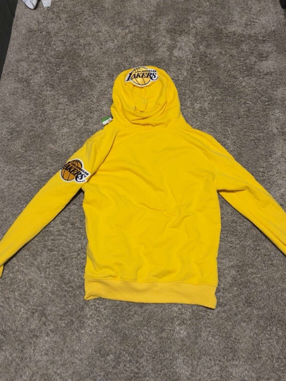 Los Angeles Lakers Yellow Pullover Hoodie for Men